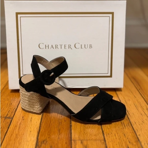 Charter Club Elegant Black Heels - Picture 2 of 4